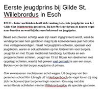 BrabantsDagblad 2014-06-30 Eerste jeugdprins St. Willebrordusgilde in Esch